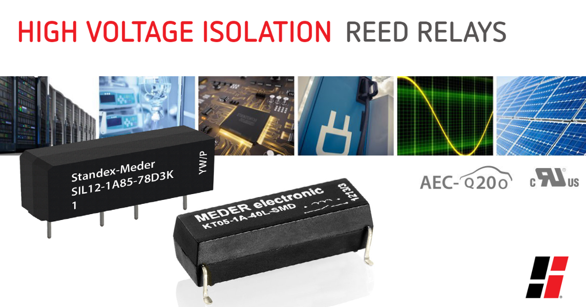 High voltage isolation relays